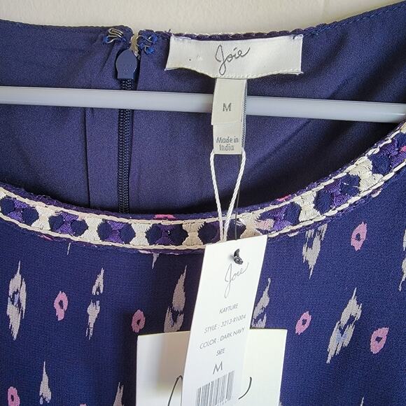 Joie Kayture 100% Silk Romper - Picture 4 of 5